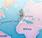 33 Night Miami to London cruise