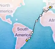 24 Night Marseille to Itajai cruise
