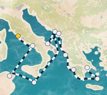 13 Night Rome to Athens cruise
