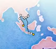 16 Night Bali to Singapore cruise