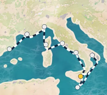 10 Night Catania to Barcelona cruise