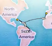 40 Night Lisbon to Miami cruise