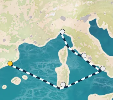 5 Night Barcelona to Portofino cruise