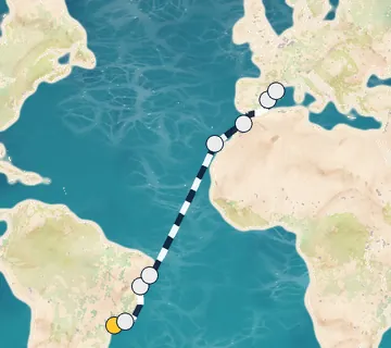 16 Night Sao Paulo to Barcelona cruise