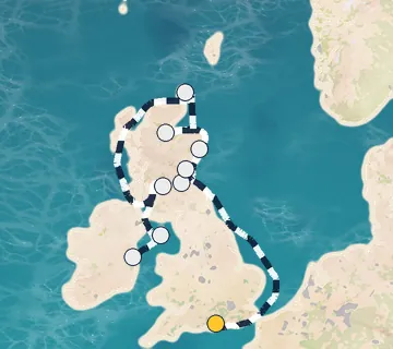 11 Night Portsmouth to Dublin cruise