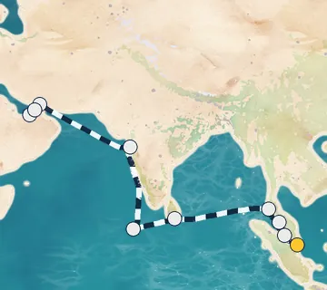 16 Night Singapore to Dubai cruise