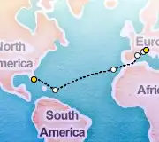15 Night Miami to Portofino cruise