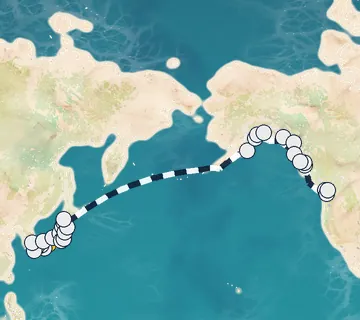 39 Night Kobe to Vancouver cruise