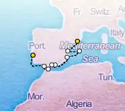 11 Night Barcelona to Lisbon cruise