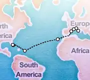 17 Night Rome to Miami cruise