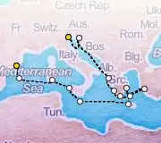 16 Night Venice to Barcelona cruise