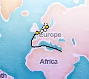 7 Night London to Copenhagen cruise