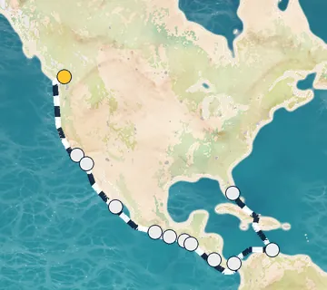 20 Night Vancouver to Ft. Lauderdale cruise