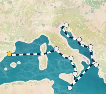 9 Night Barcelona to Trieste cruise
