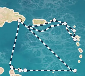 14 Night La Romana to La Romana cruise