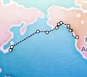 21 Night Vancouver to Tokyo cruise