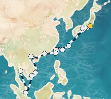 22 Night Tokyo to Bangkok cruise