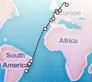 20 Night Rio to Copenhagen cruise