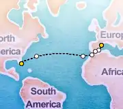 14 Night Barcelona to Miami cruise