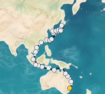 34 Night Sydney, Australia to Kobe cruise