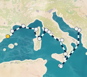14 Night Barcelona to Dubrovnik cruise