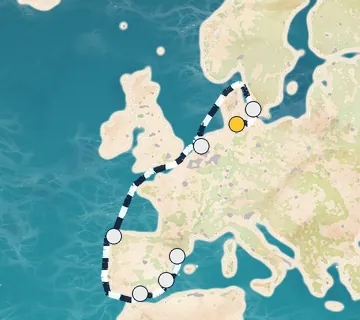 10 Night Kiel to Tarragona cruise