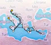 32 Night Trieste to Rome cruise