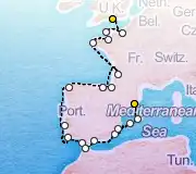 23 Night London to Barcelona cruise