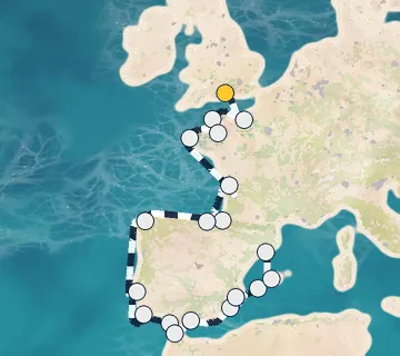 23 Night London to Barcelona cruise