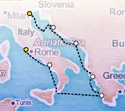 7 Night Rome to Venice cruise