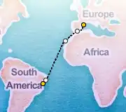 13 Night Barcelona to Salvador cruise