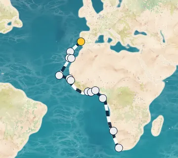 24 Night Lisbon to Cape Town cruise