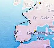 11 Night Amsterdam to Barcelona cruise