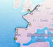 11 Night London to Lisbon cruise