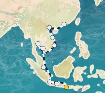 16 Night Bali to Hong Kong cruise