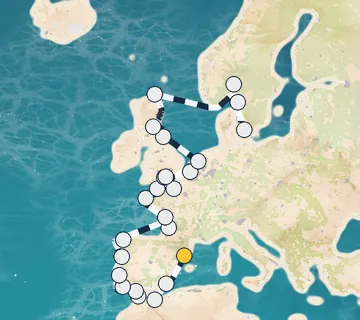 29 Night Barcelona to Copenhagen cruise
