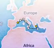 8 Night Barcelona to Athens cruise