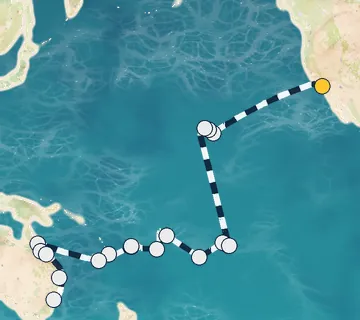 41 Night Los Angeles to Sydney, Australia cruise