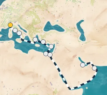 19 Night Portofino to Doha cruise