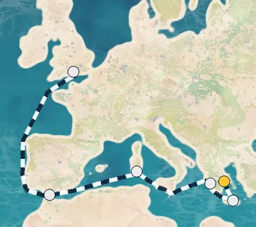 10 Night Athens to London cruise