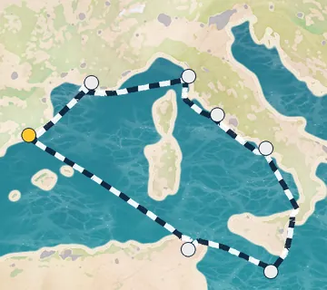 10 Night Barcelona to Barcelona cruise