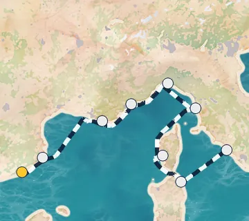 9 Night Barcelona to Rome cruise