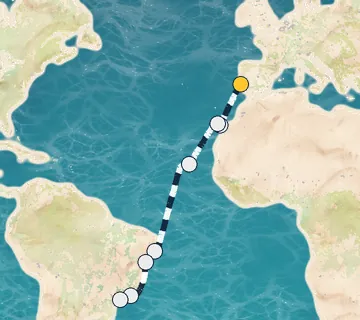 15 Night Lisbon to Sao Paolo cruise