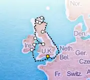 12 Night London to London cruise