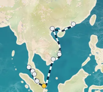 13 Night Singapore to Hong Kong cruise