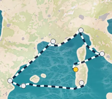 7 Night Sardinia to Cagliari cruise