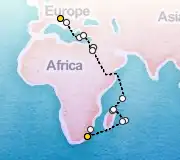 29 Night Venice to Durban cruise