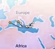 14 Night Barcelona to Rome cruise
