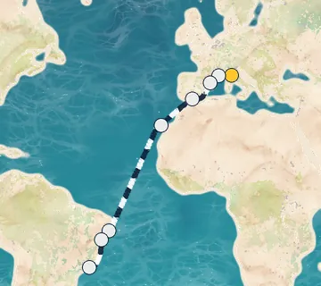 18 Night Florence to Rio de Janeiro cruise