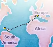 19 Night Santo Domingo to Savona cruise